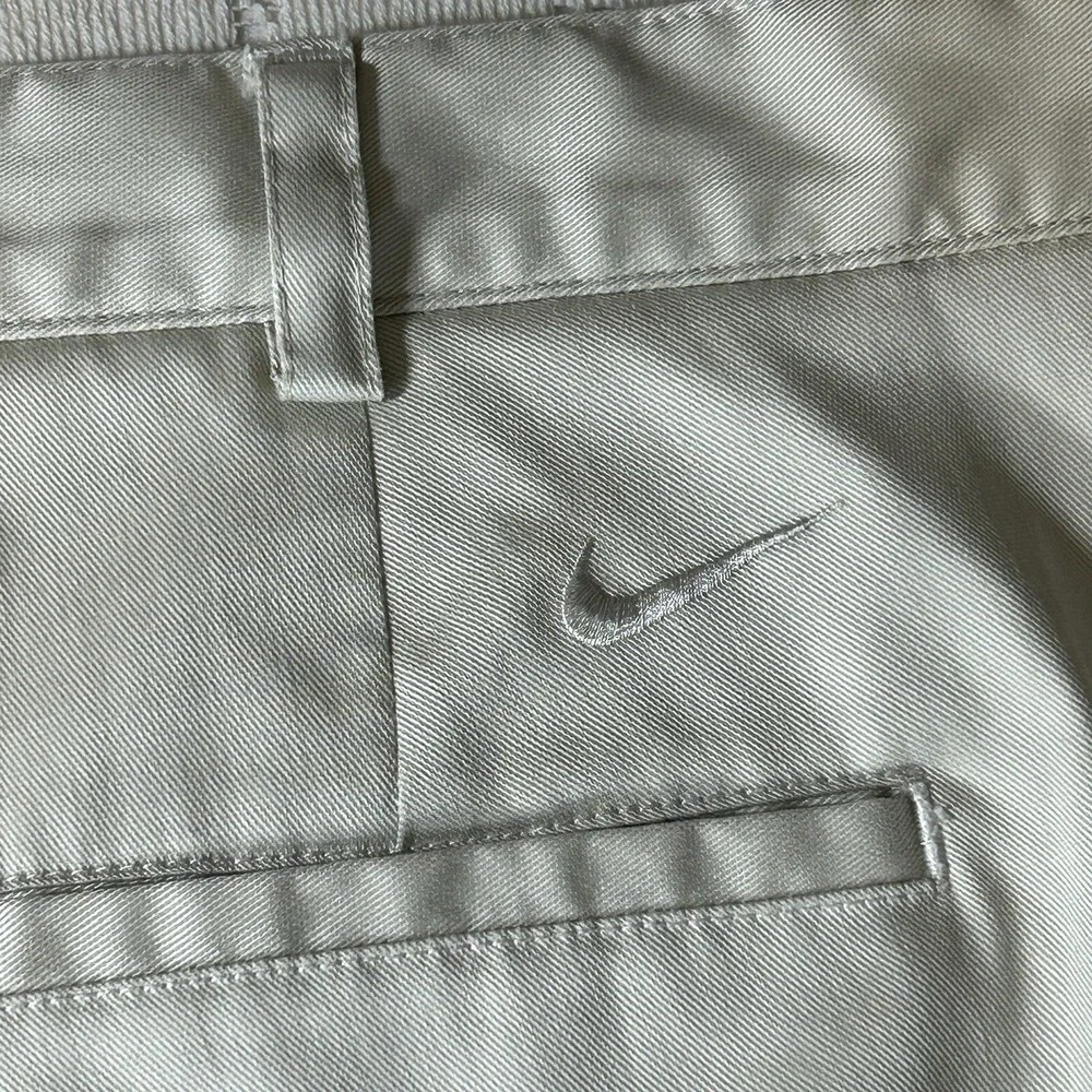 Nike Men's Golf Pants Size 40x32 Khaki Dri-Fit RN#56323 Preppy Dress